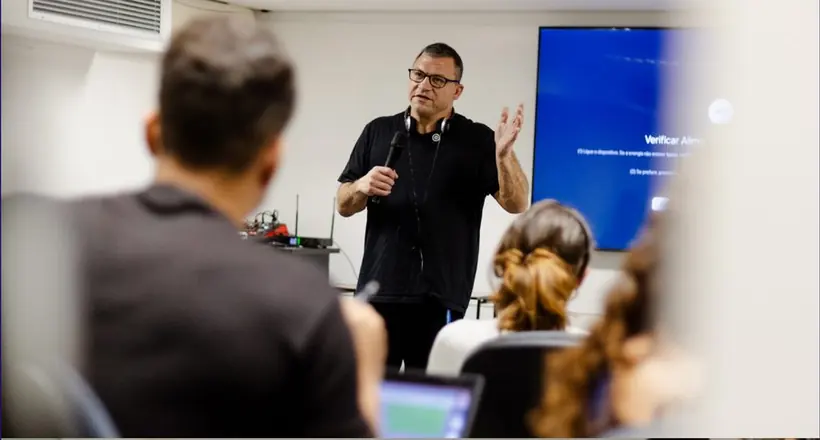 Palestra do Customer 360 com plateia